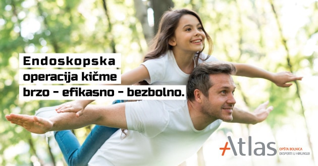 Endoskopska operacija kicme Atlas bolnica